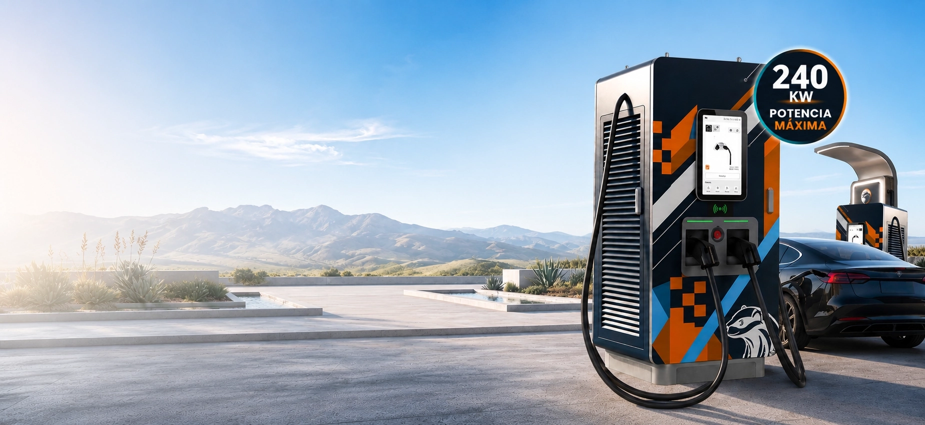 Supercargador Horeb Charge para carros eléctricos en Cúcuta